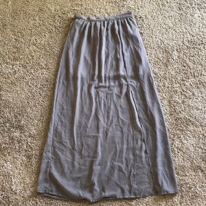 High waisted maxi skirt